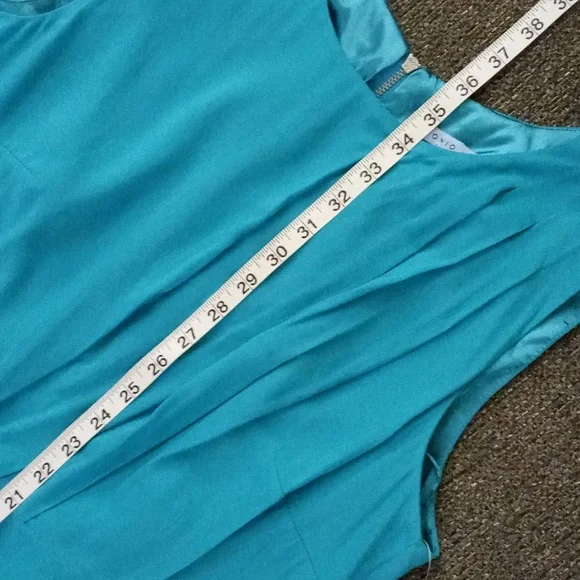 🆕️ 🩵Antonio Melani🩵 - Teal Mika Dress - Picture 12 of 13